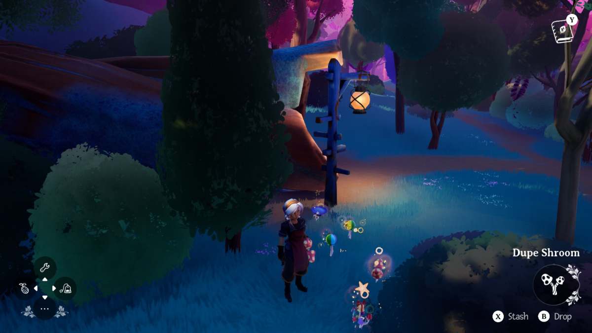 Mushrooms foraging in the world of Wanderstop