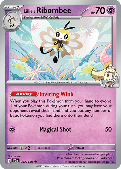 Lillie's Ribombee from Journey Together
