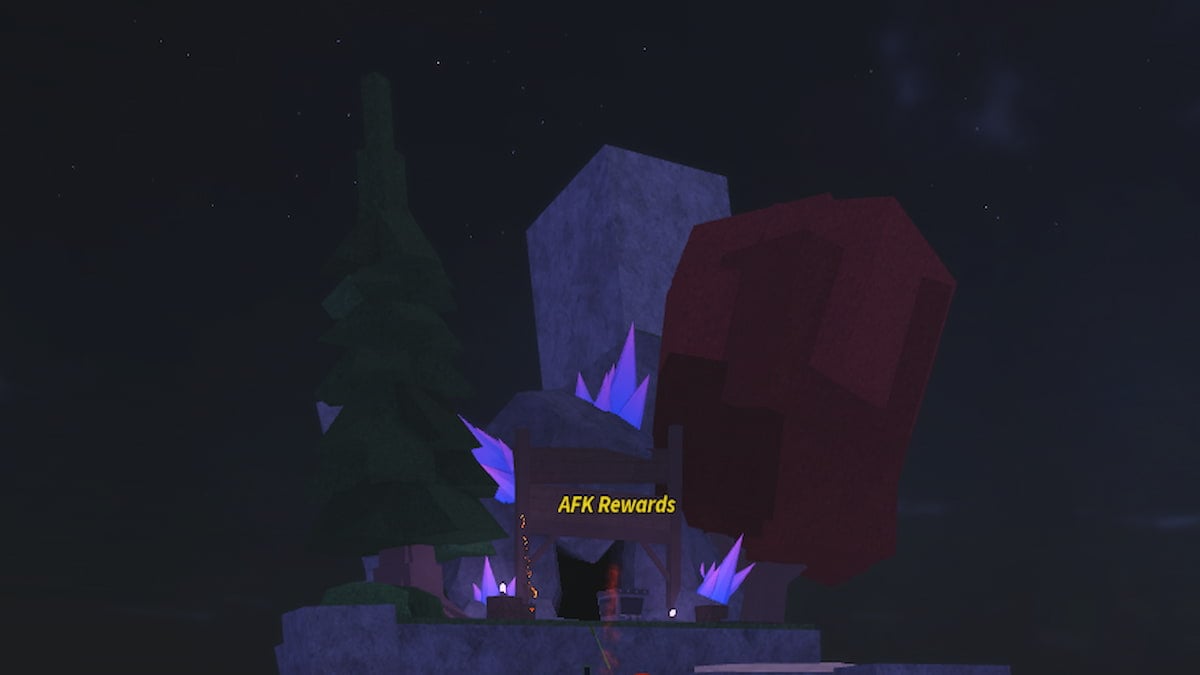 The AFK mode island in Fisch.