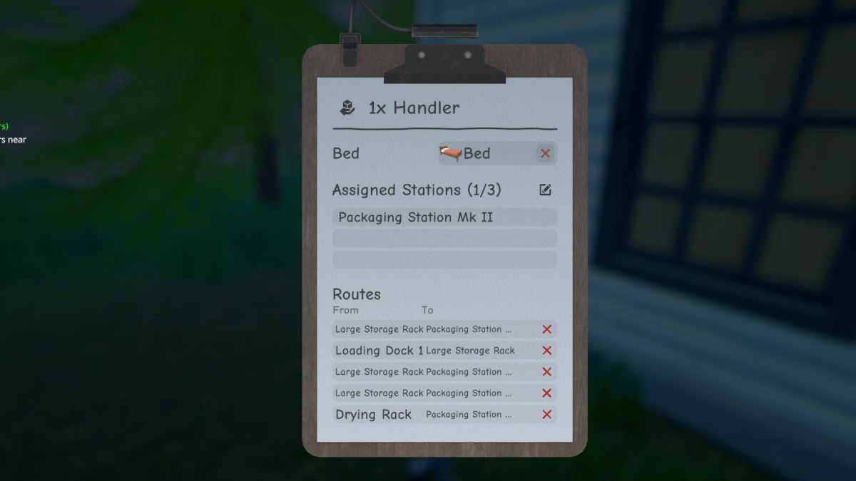 Schedule 1 bed assign on management clipboard menu