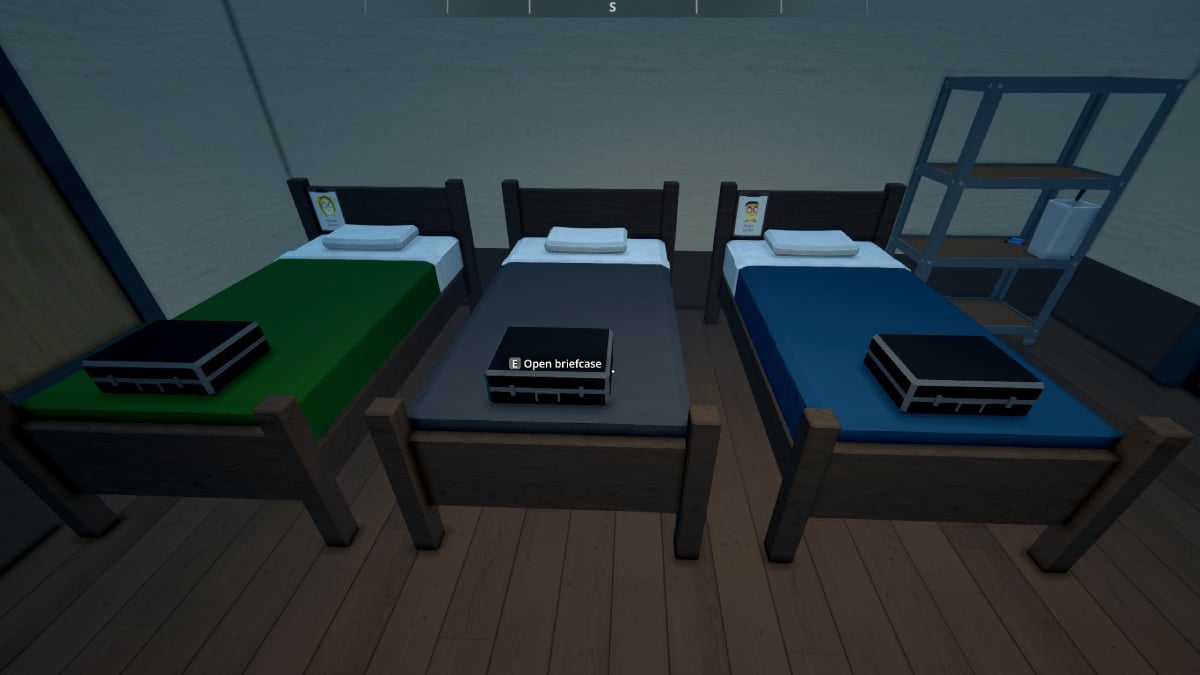 Schedule 1 three beds with 2 assigned to workers