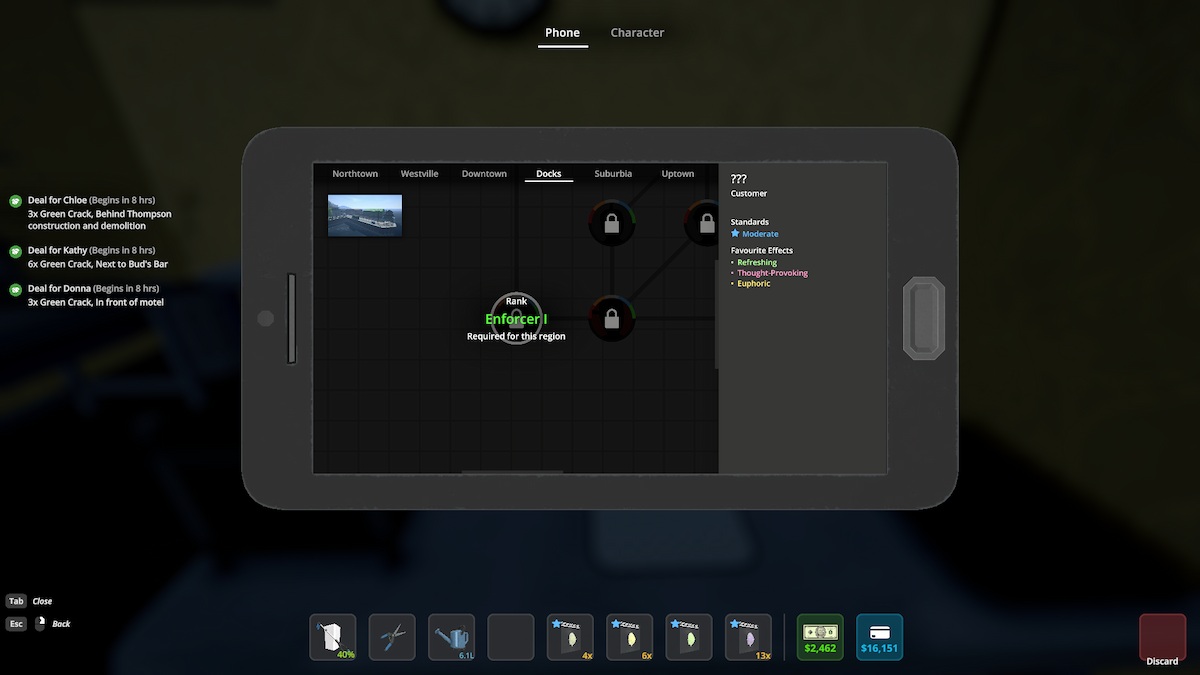 Docks map in Schedule 1.