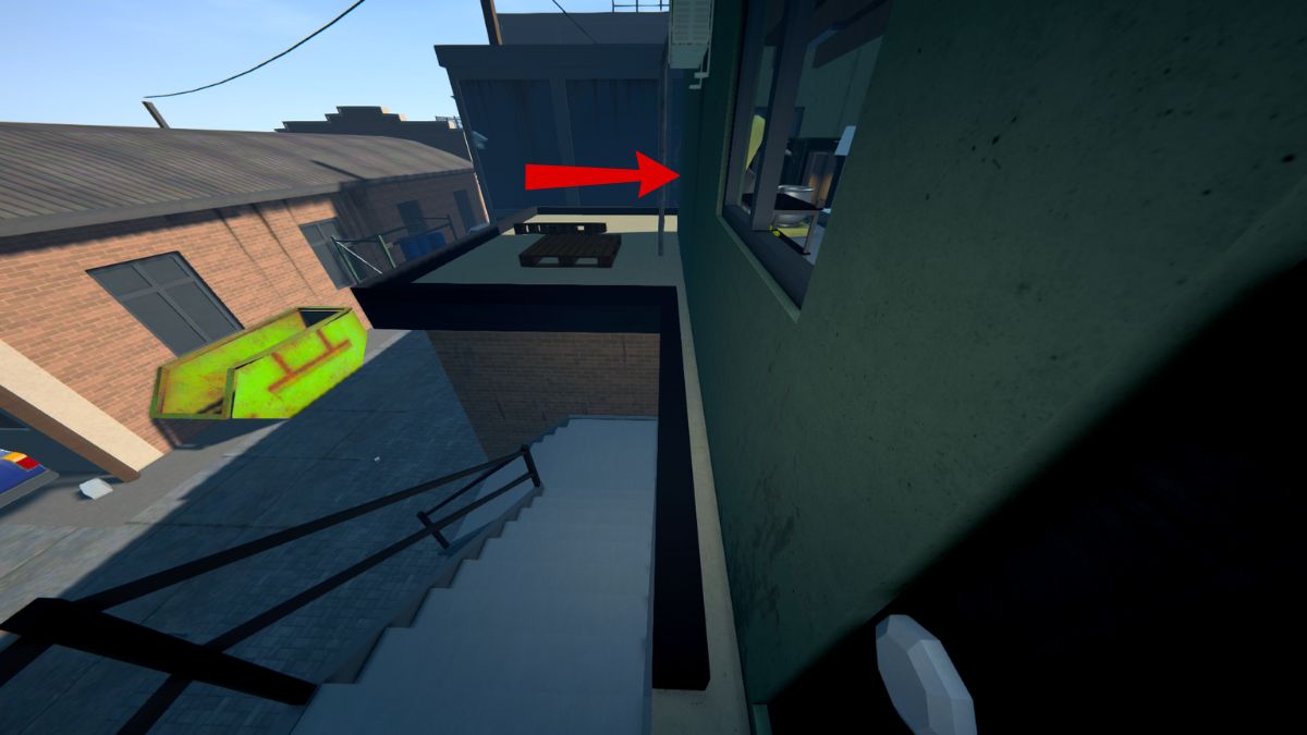 A hiding spot in Schedule 1.