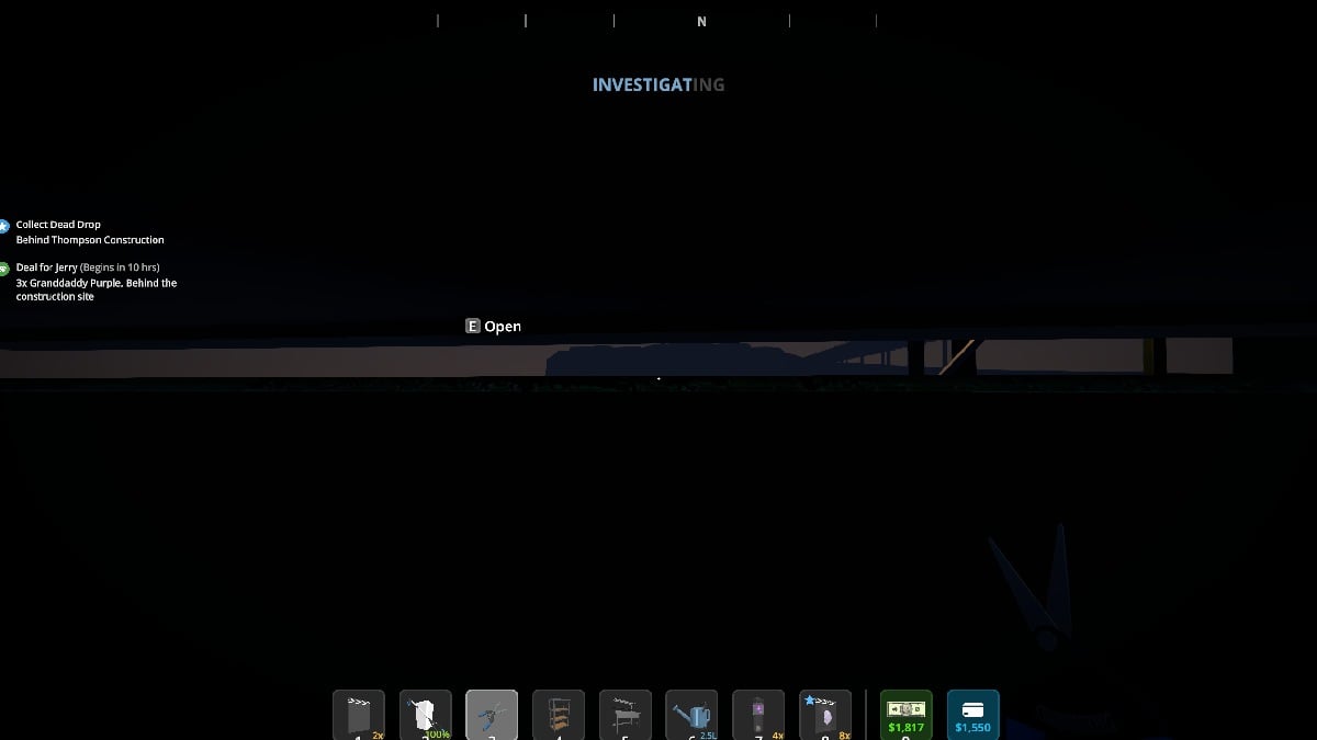 Hiding in dumpster with police investigating after failed pickpocket in schedule 1