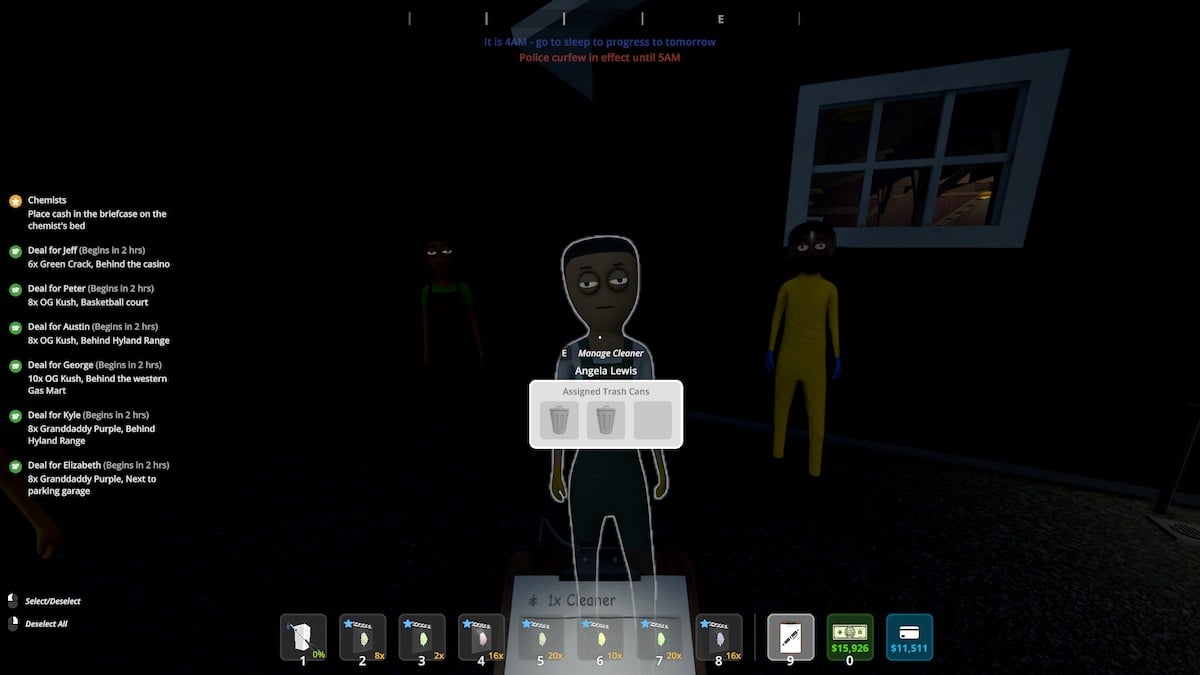 A Cleaner in Schedule 1.