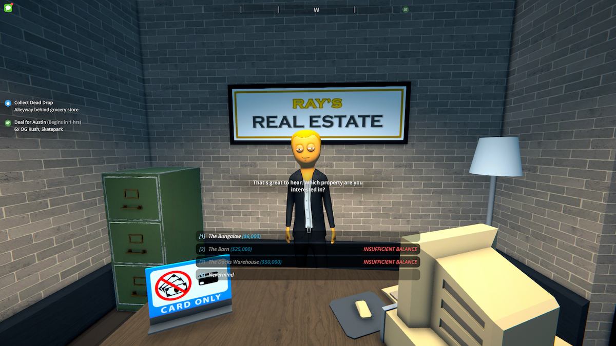 Buying property in Schedule 1.