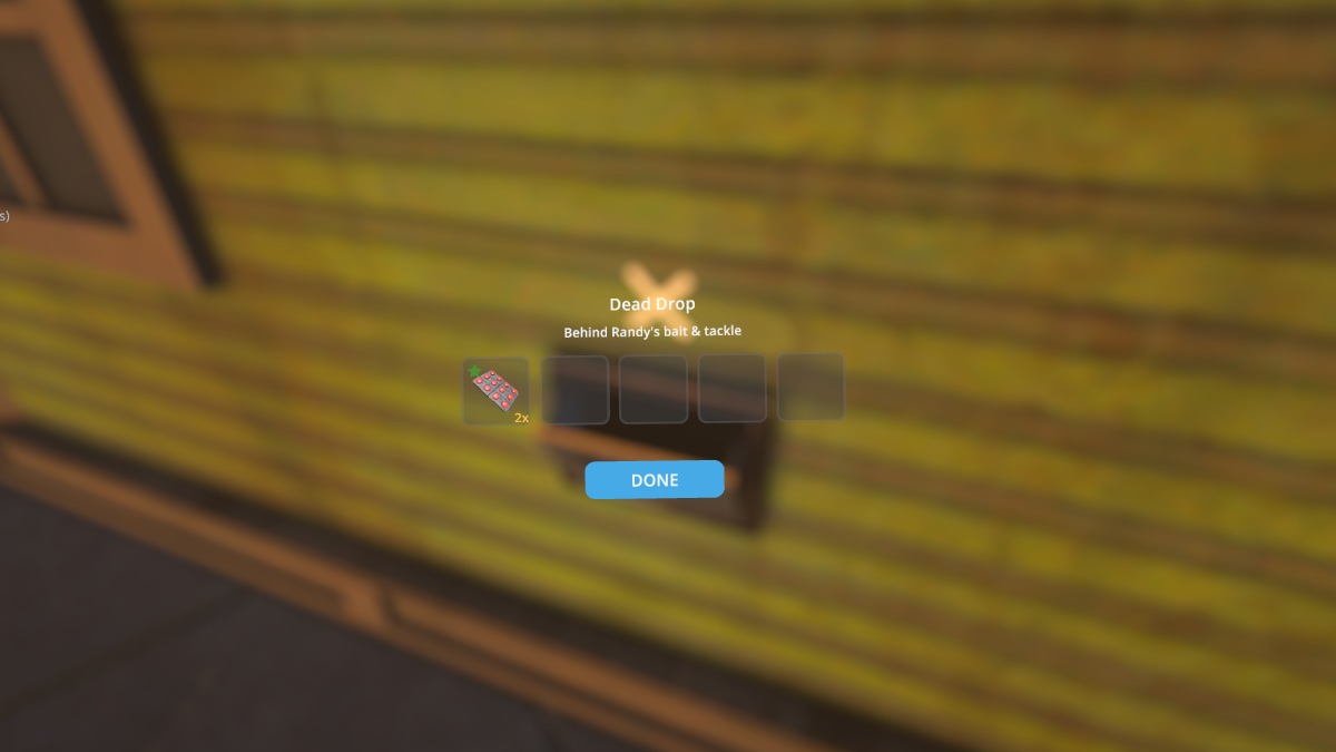 Schedule 1 inventory screen with pseudo