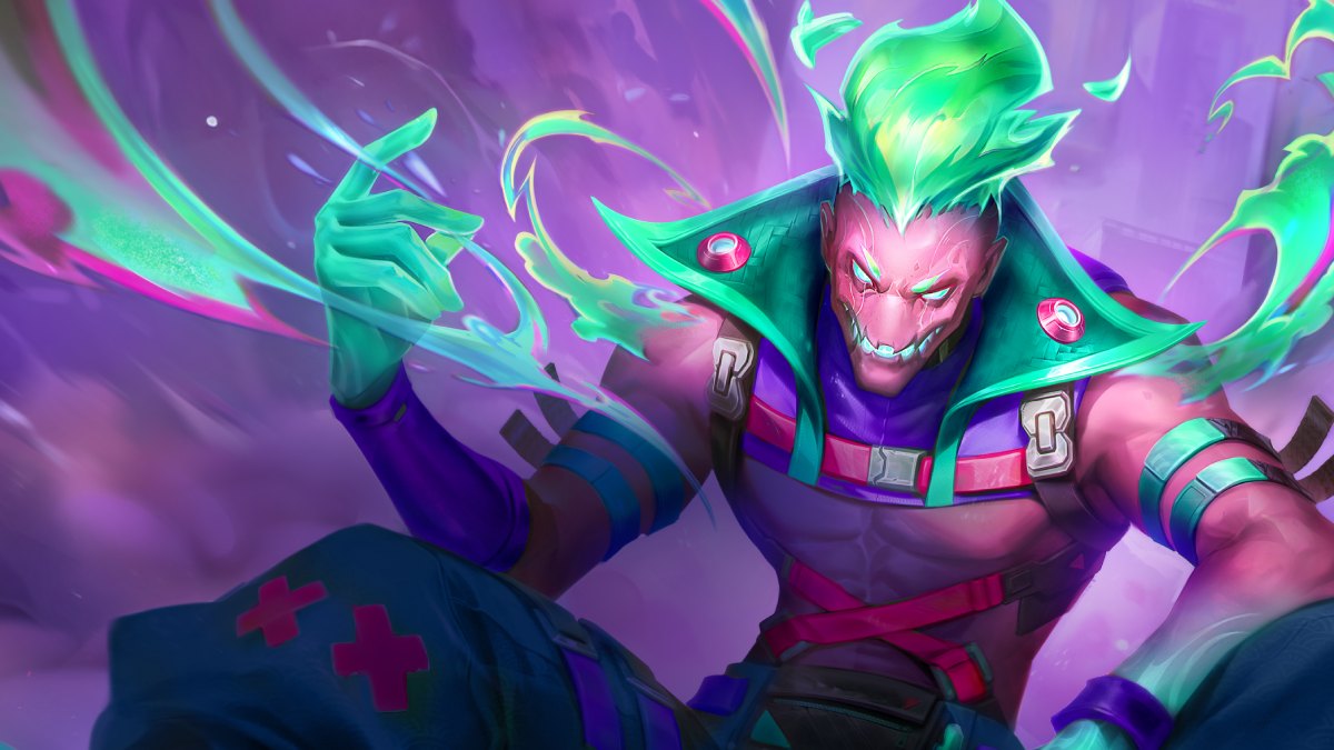 TFT Set 14 brand splash art for techie trait