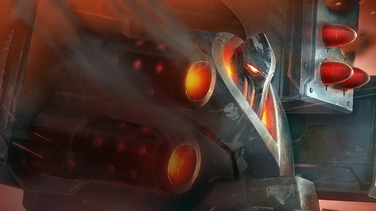 Teamfight Tactics Set 14 urgot splash art showing trait for Executioner trait