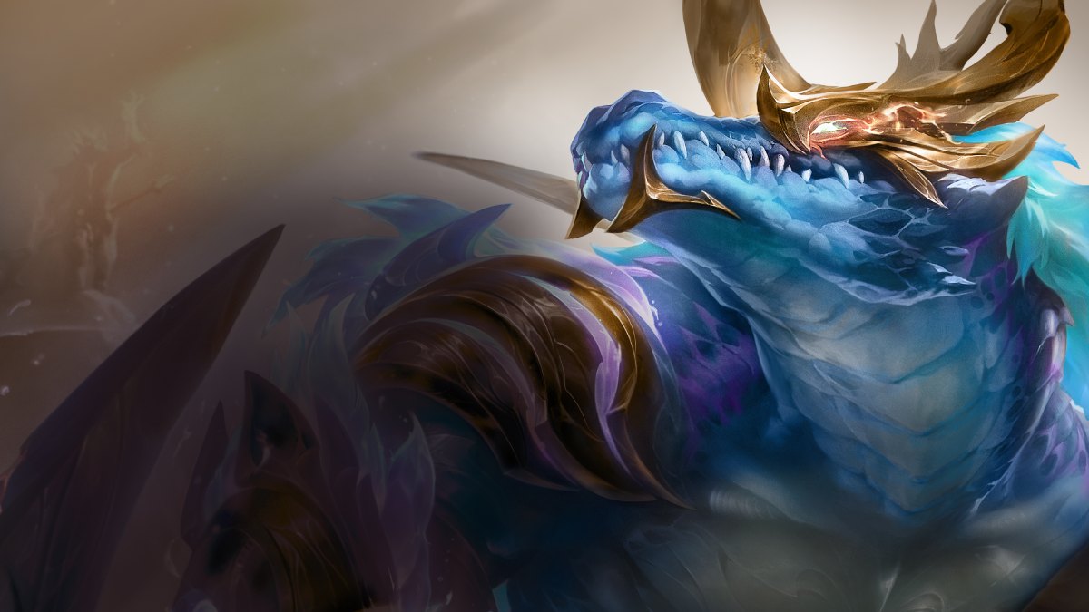 TFT set 14 renekton splash art 5-cost unit for overlord trait