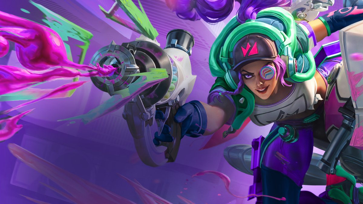 TFT Street Demon Samira splash art for trait in set 14