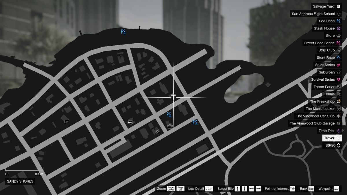 The "T" icon for Trevor's missions in GTA Online.