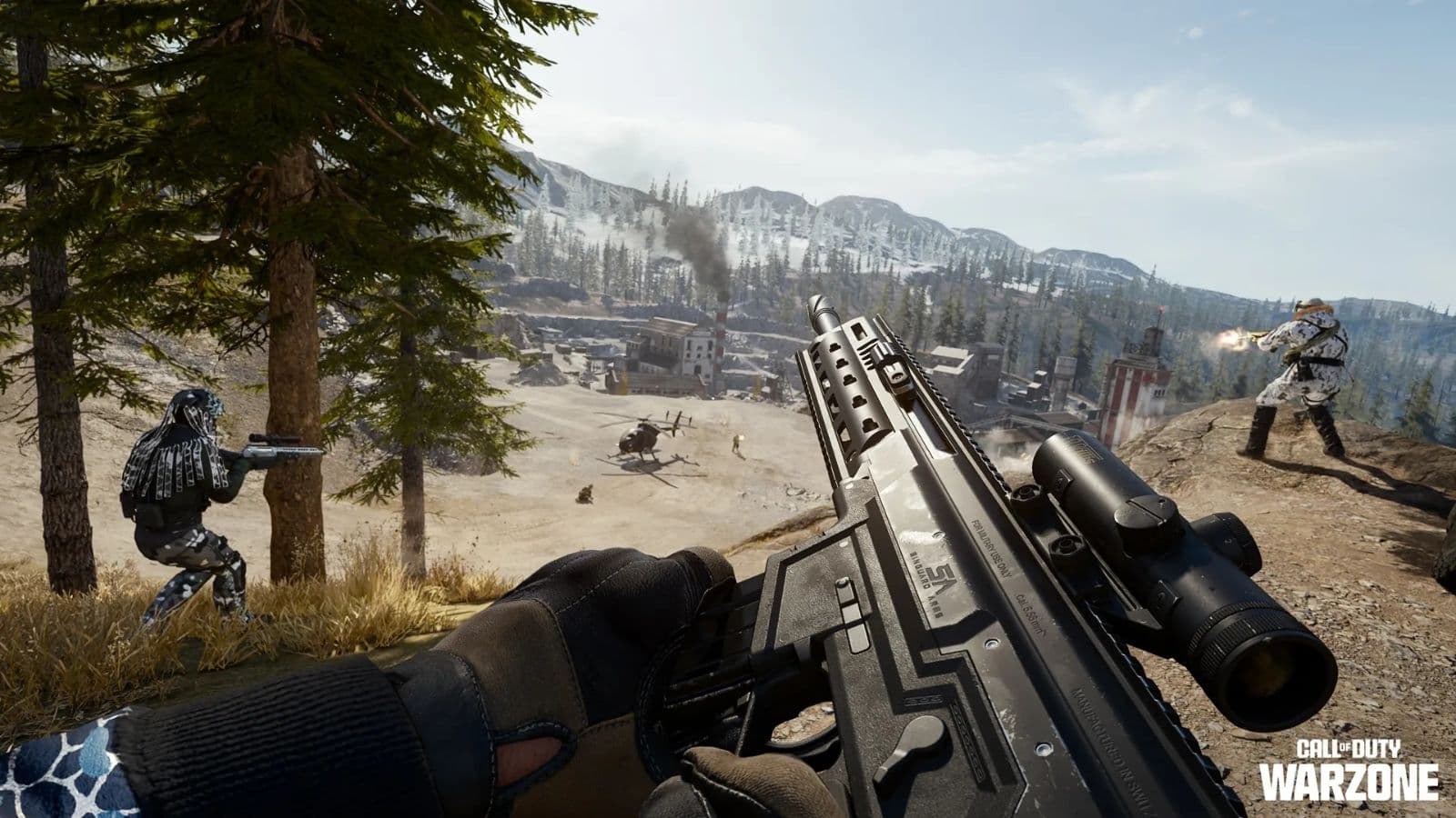 Player using the Kilo 141 assault rifle on Verdansk in Call of Duty: Warzone