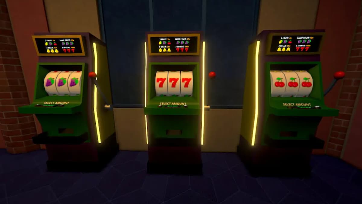 Picture showing the Casino's Slot Machines in Schedule 1.