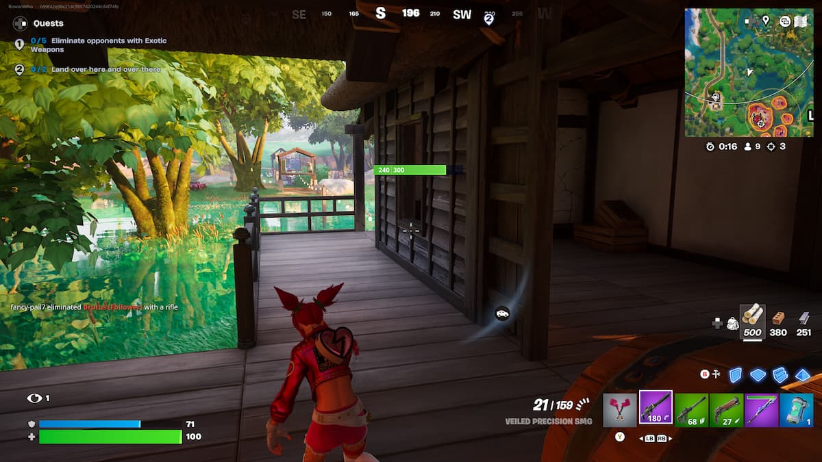 character doing dramatic emote