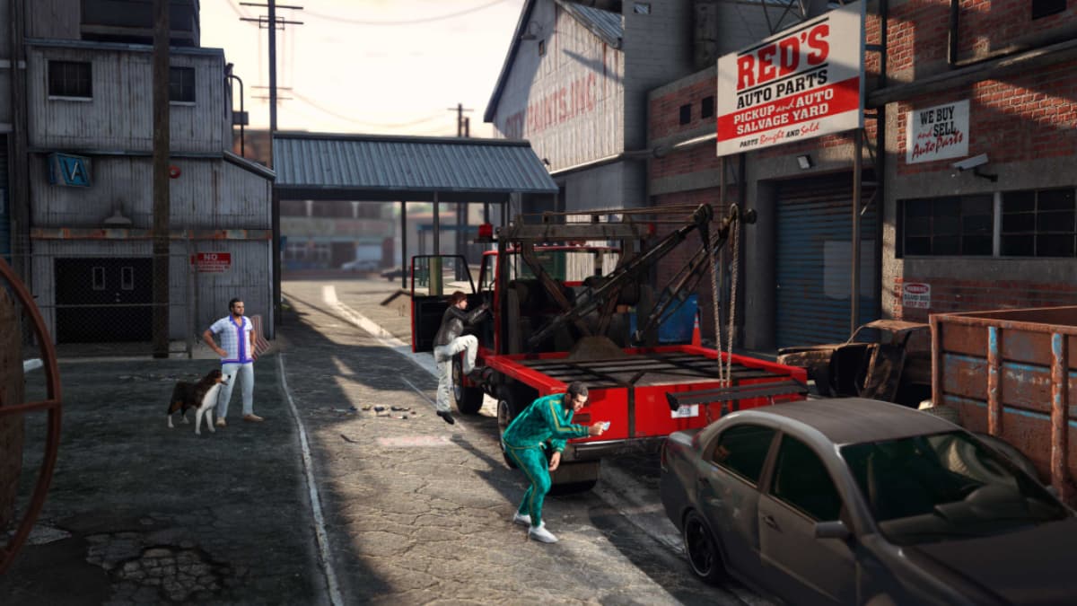 The Salvage Yard in GTA Online.