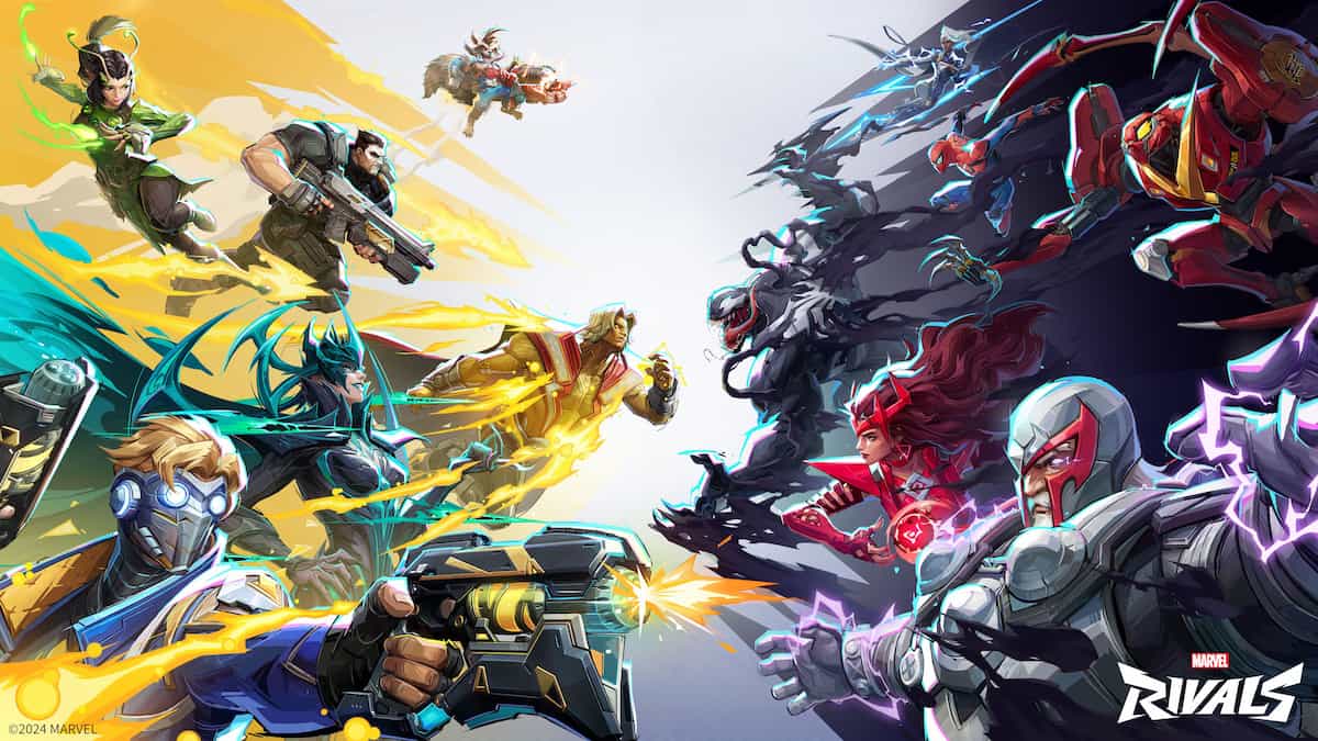 Picture showing all heroes in Marvel Rivals.