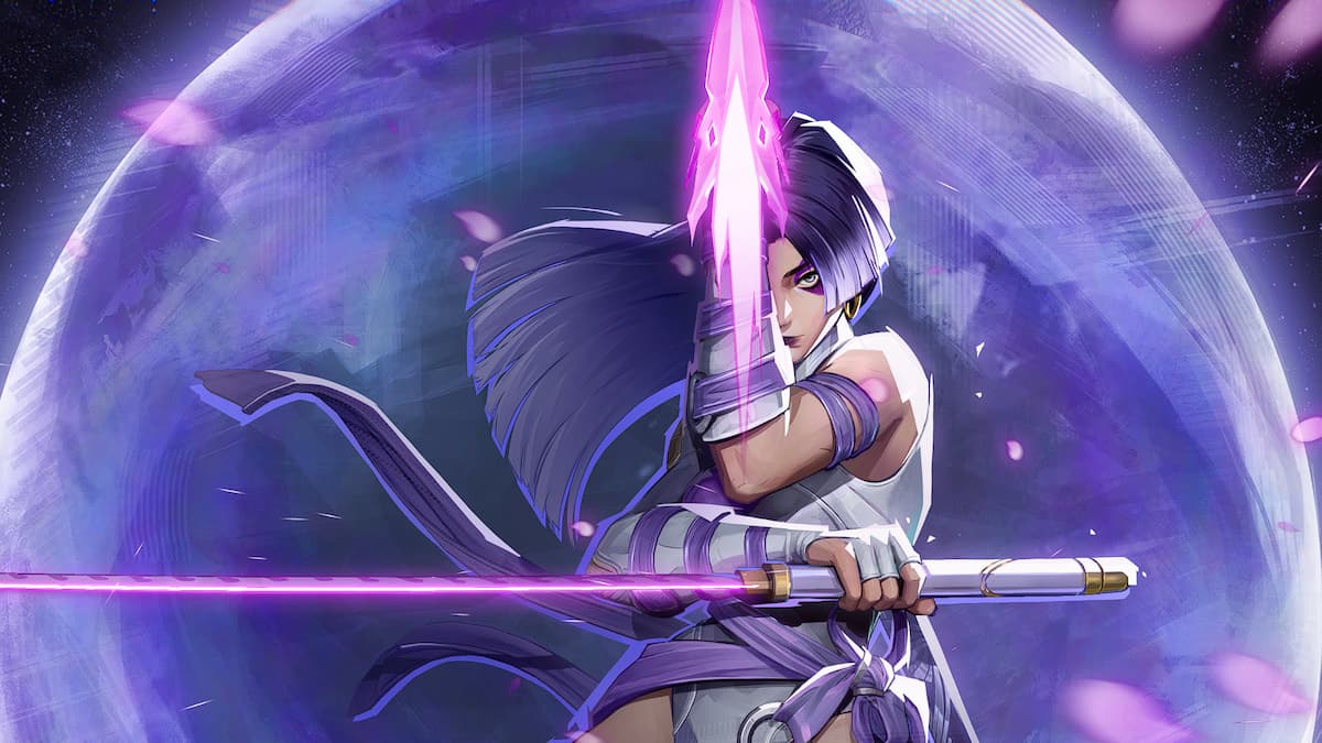 Psylocke Vengeance skin: Phantom Purple color combo