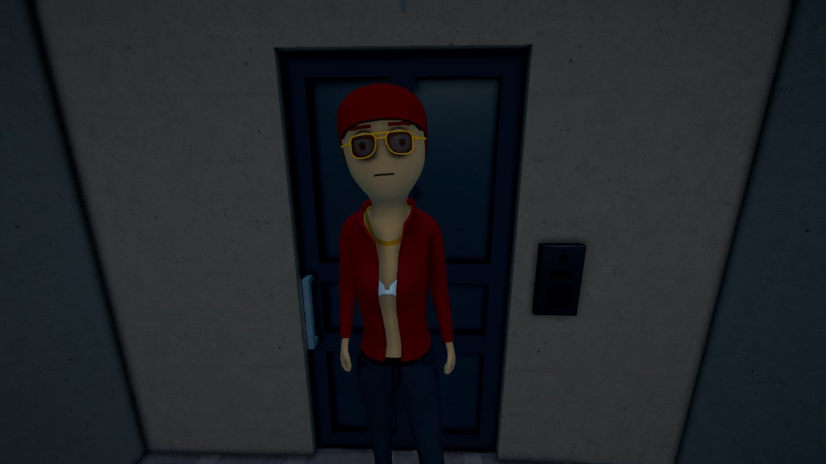 An image of a man wearing red clothing and wearing a hat in Schedule 1