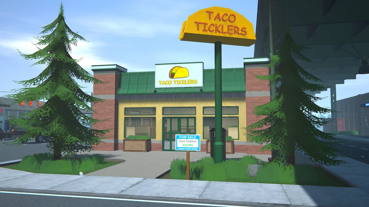 Picture showing the Taco Ticklers store in Schedule 1.