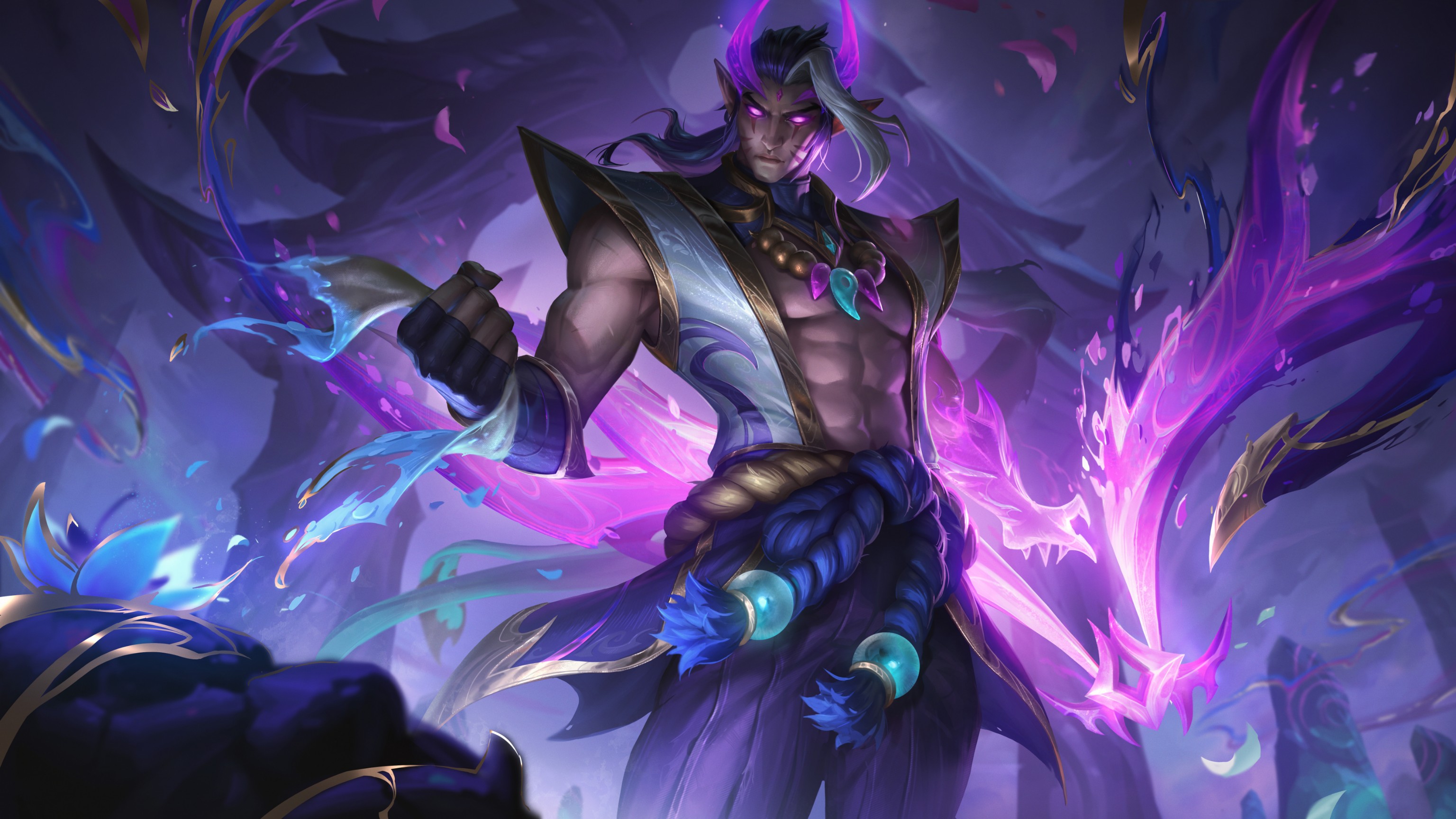 Picture showing the Spirit Blossom Varus skin in League of Legends.