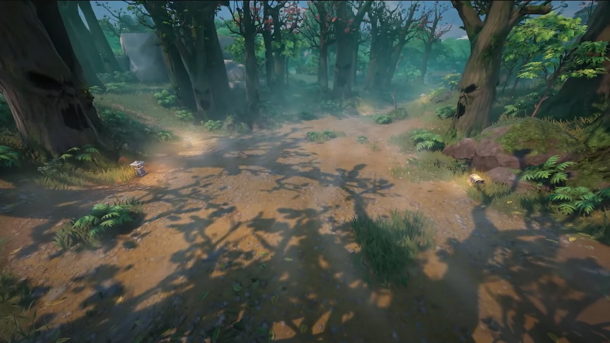 Image showing the interior of The Living Forest in Fortnite.