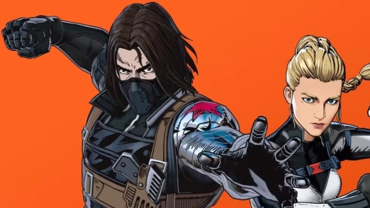 Image showing Winter Solider and White Widow in Fortnite.