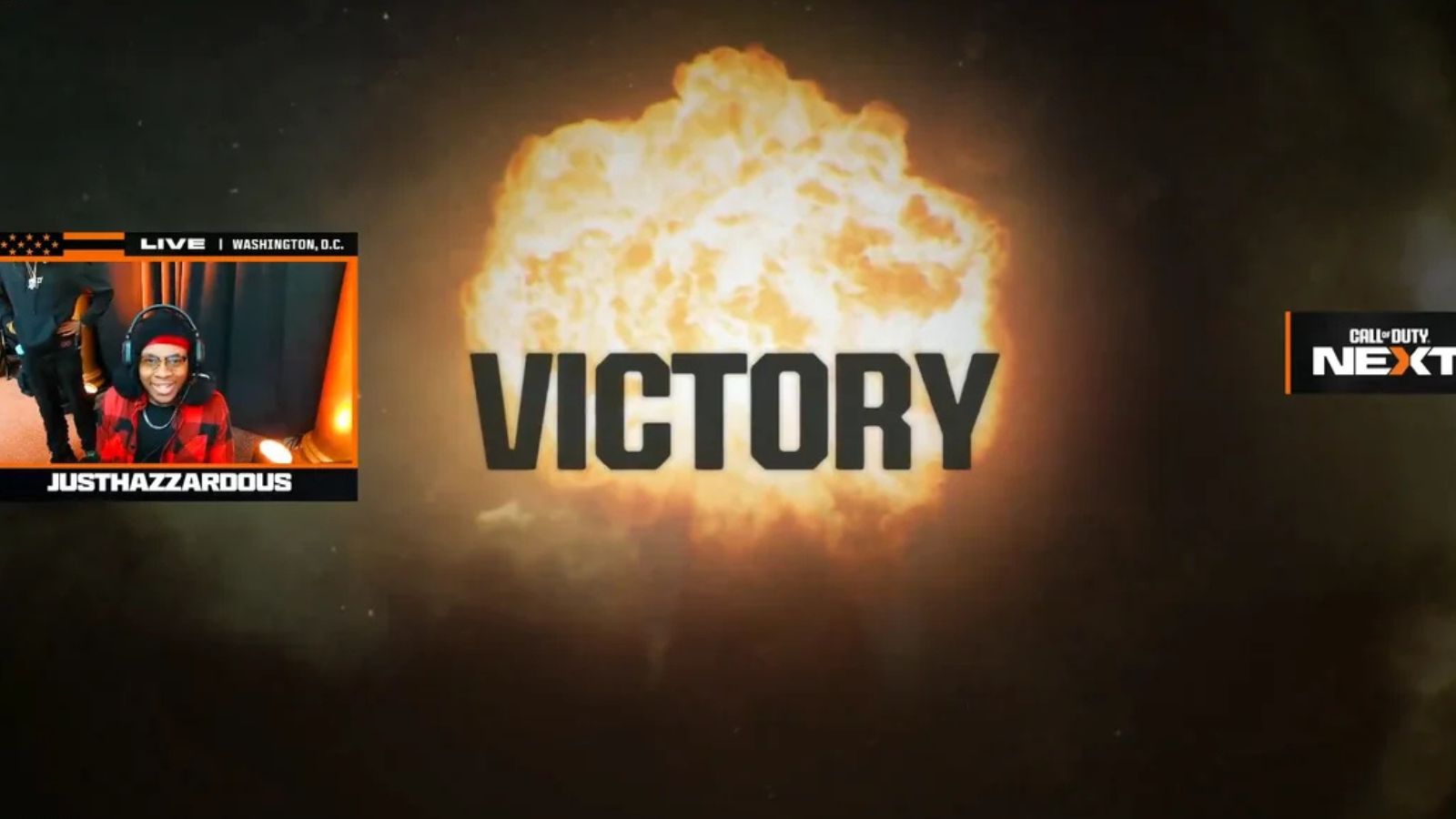 JustHazzardous gets the first-ever nuke in Black Ops 6 during the Call of Duty NEXT event in 2024
