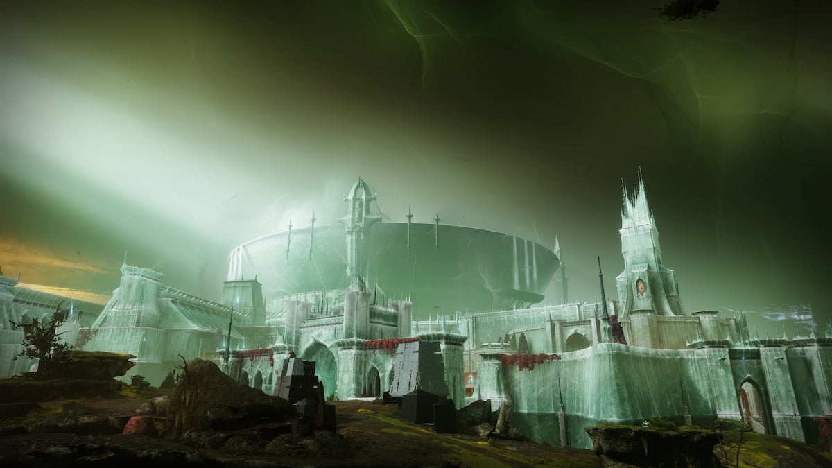 Savathun's Throne World landscape in Destiny 2