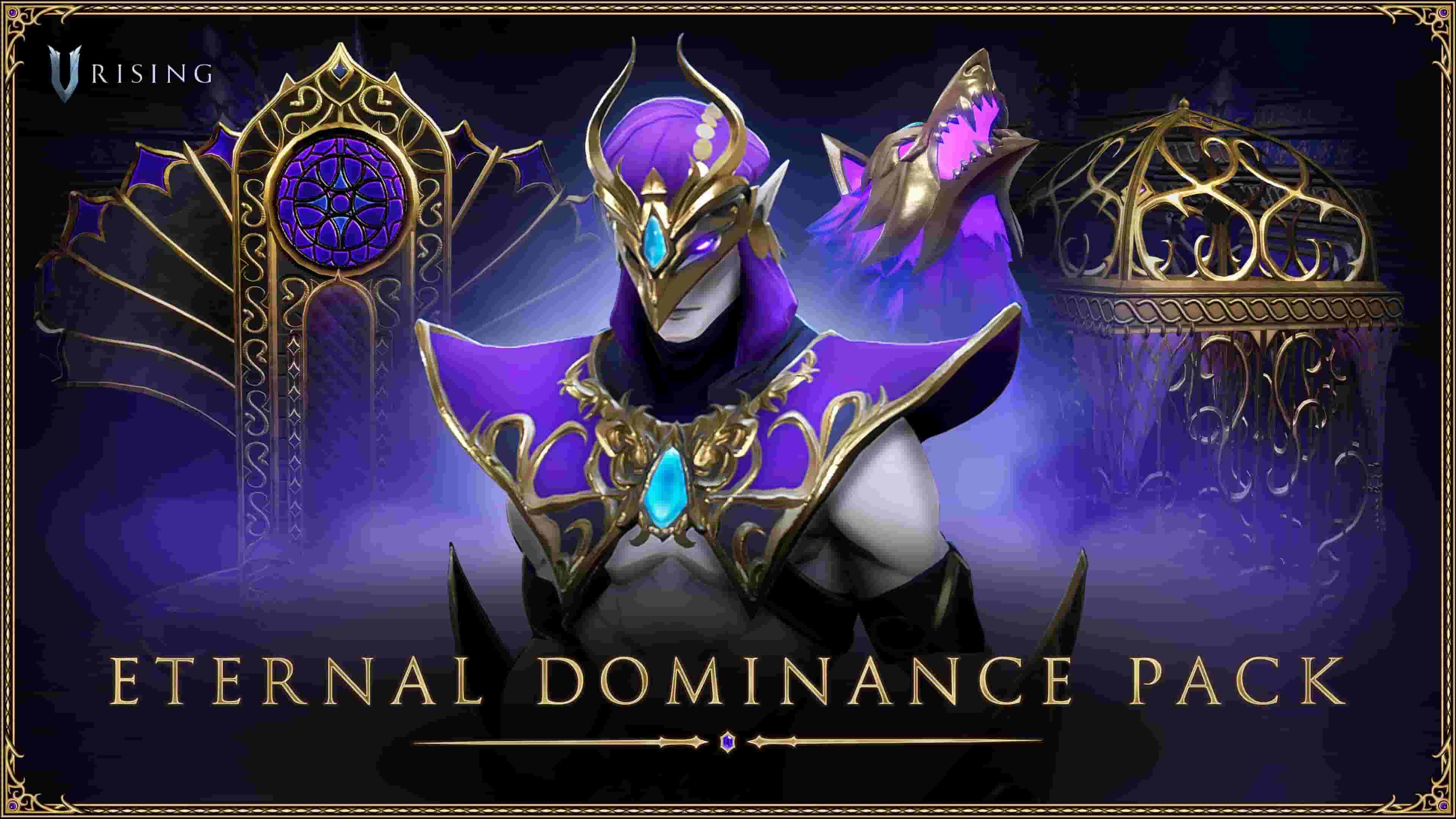 cover art for the Eternal Dominance DLC pack in V Rising.