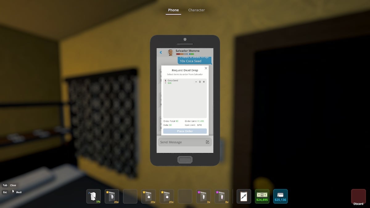 Buying Coca Seeds in Schedule 1.