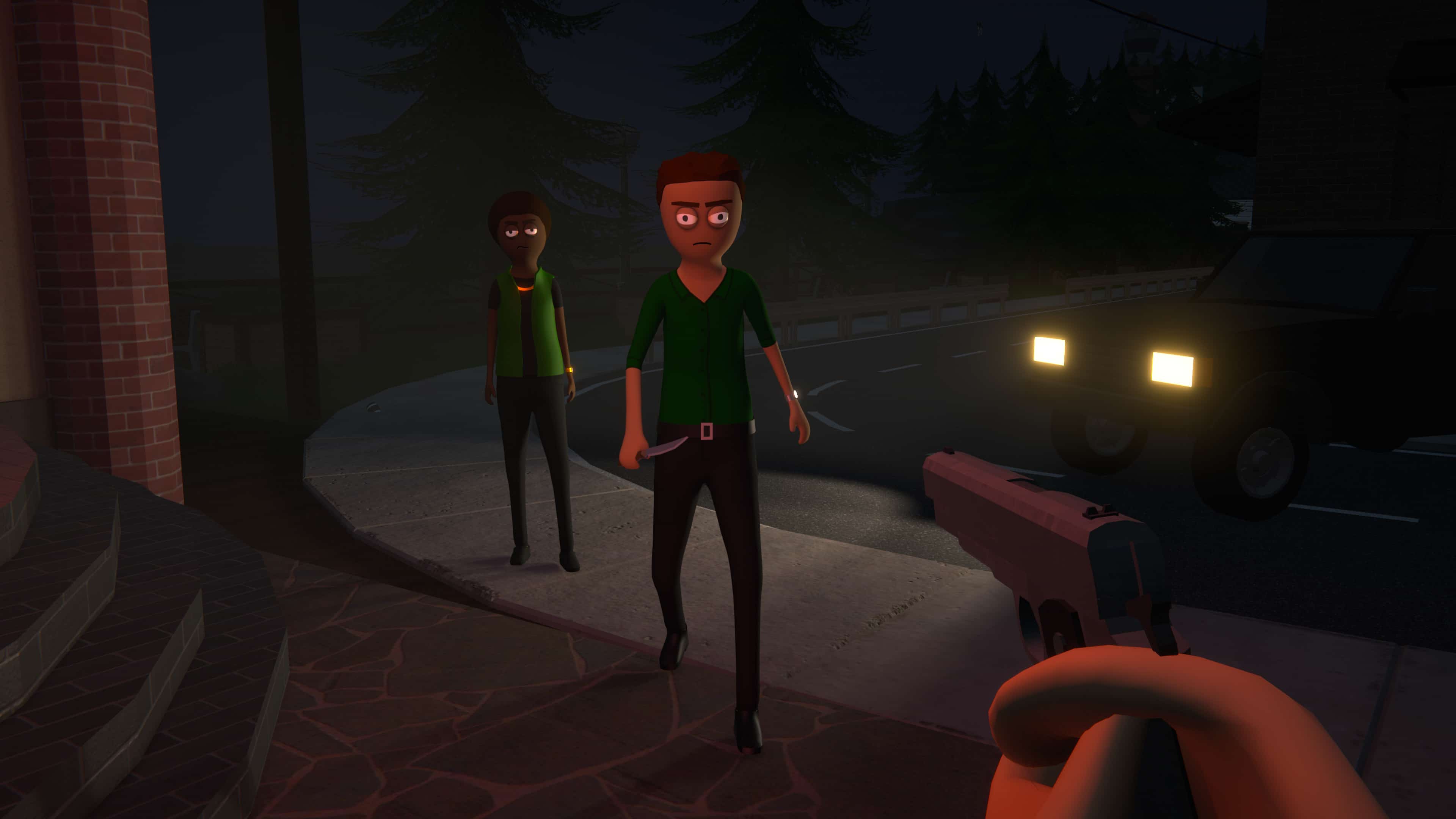 in-game image showing a violent altercation in Schedule 1.