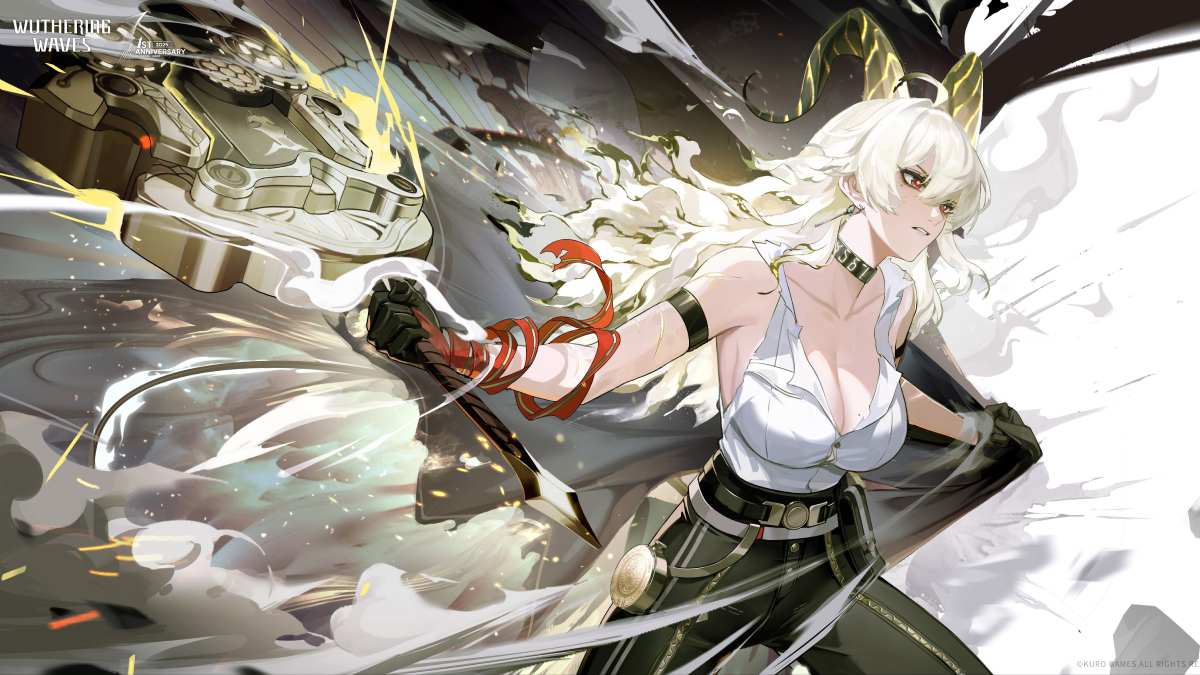 Zani's splash art in Wuthering Waves