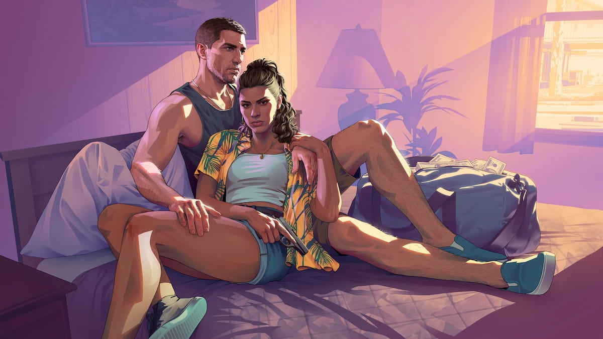 Picture showing Jason and Lucia in GTA 6.
