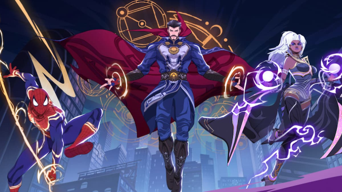 Marvel Mystic Mayhem: Dr. Strange, Spiderman, and Storm