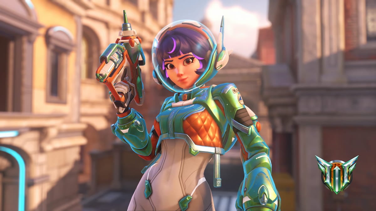 Picture showing free Juno All Star skin in Stadium for Overwatch 2.