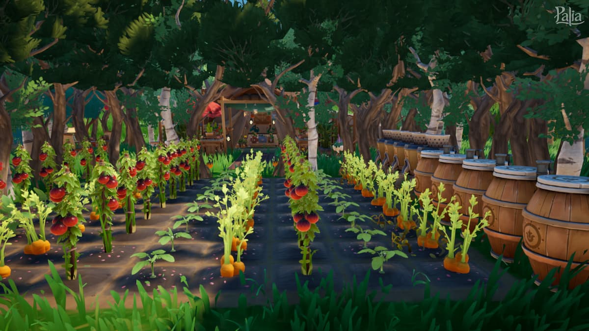 A well designed Palia garden