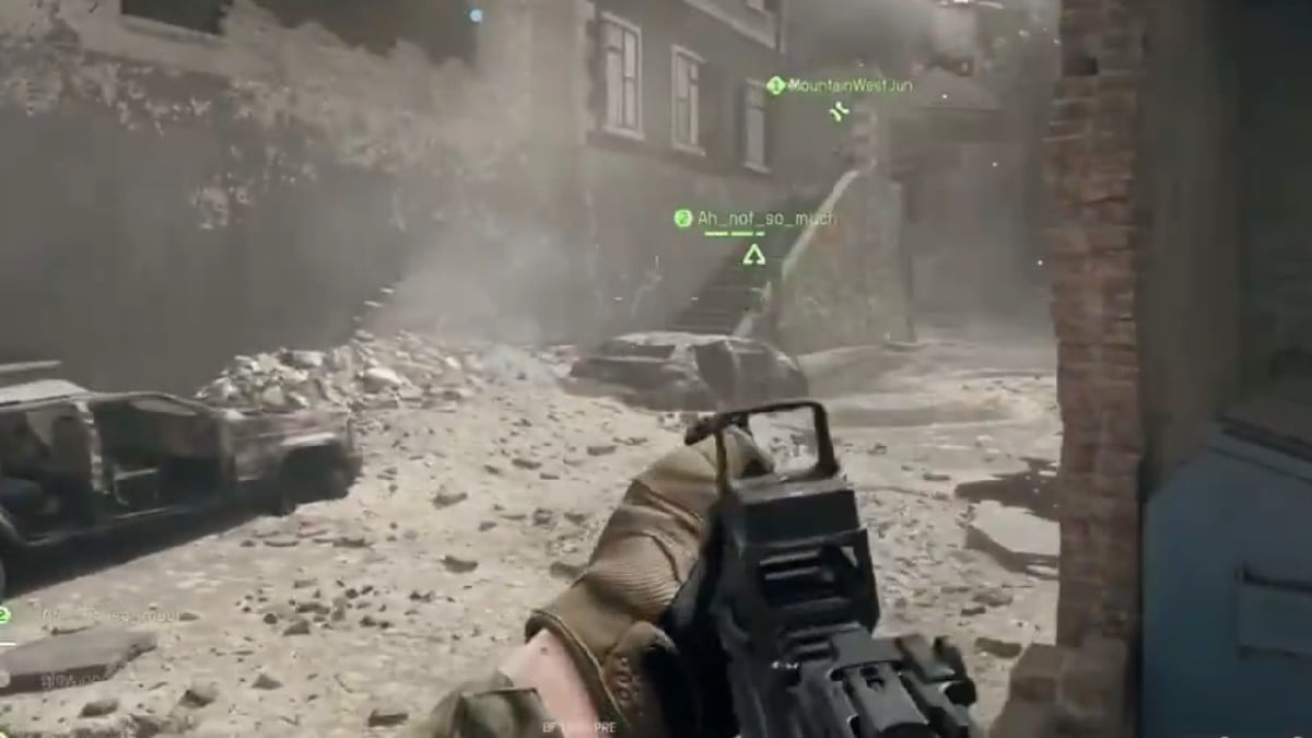 an image of leaked Battlefield 6 gameplay