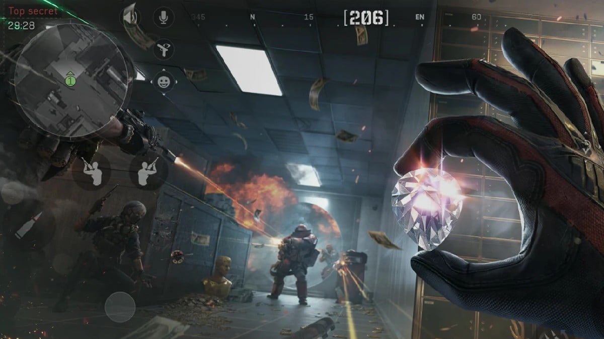 a screenshot of Delta Force Mobile gameplay