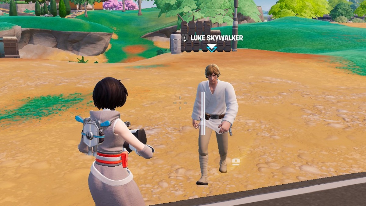 an image of Luke Skywalker walking up to a player in fortnite chapter 6 season 3