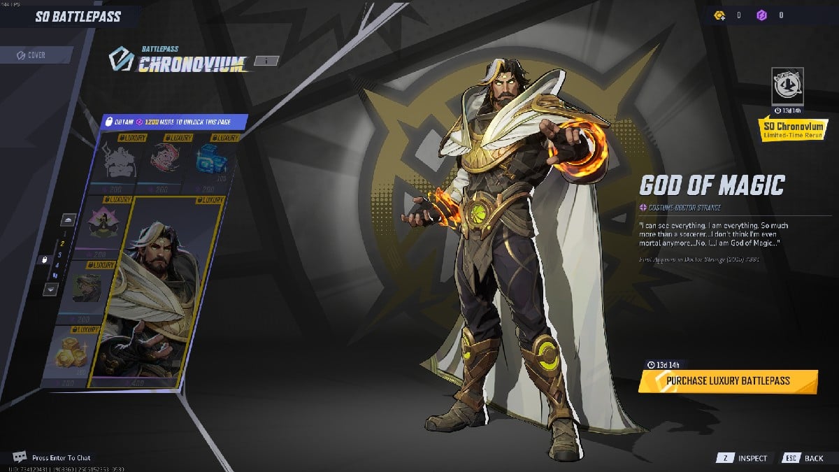 an image of marvel rivals season 0 battle pass page 2