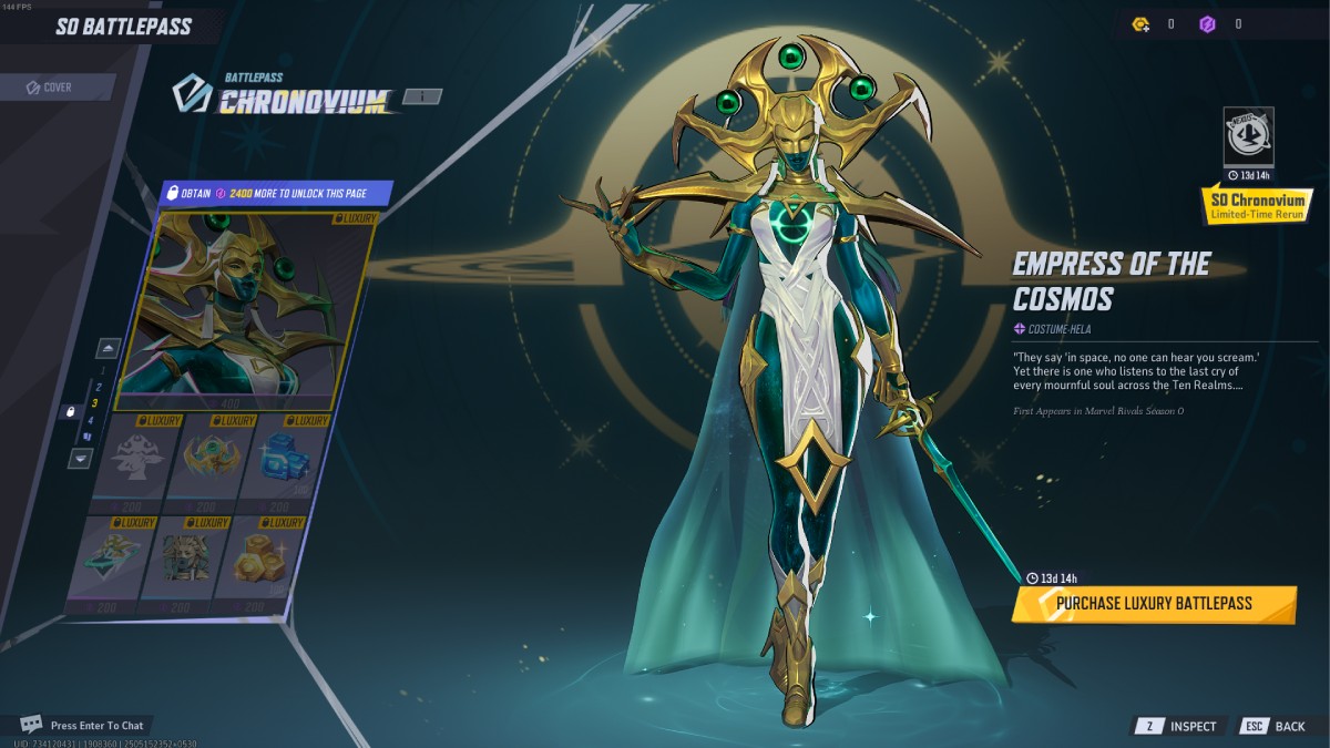 an image of marvel rivals season 0 battle pass page 3