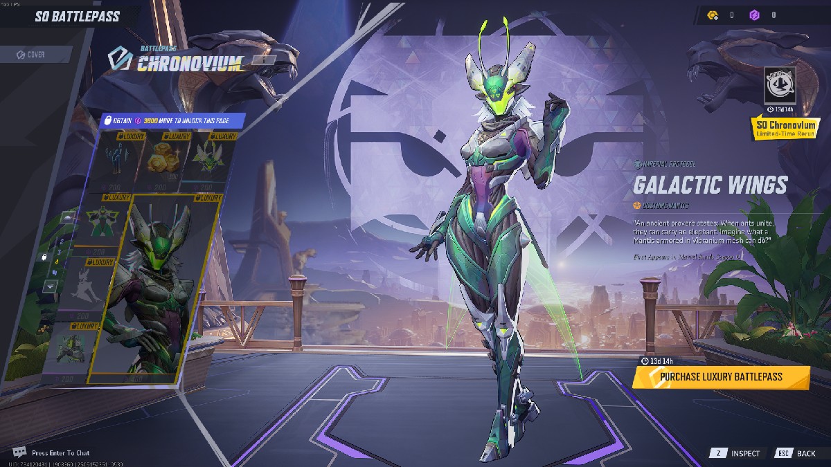 an image of marvel rivals season 0 battle pass page 4