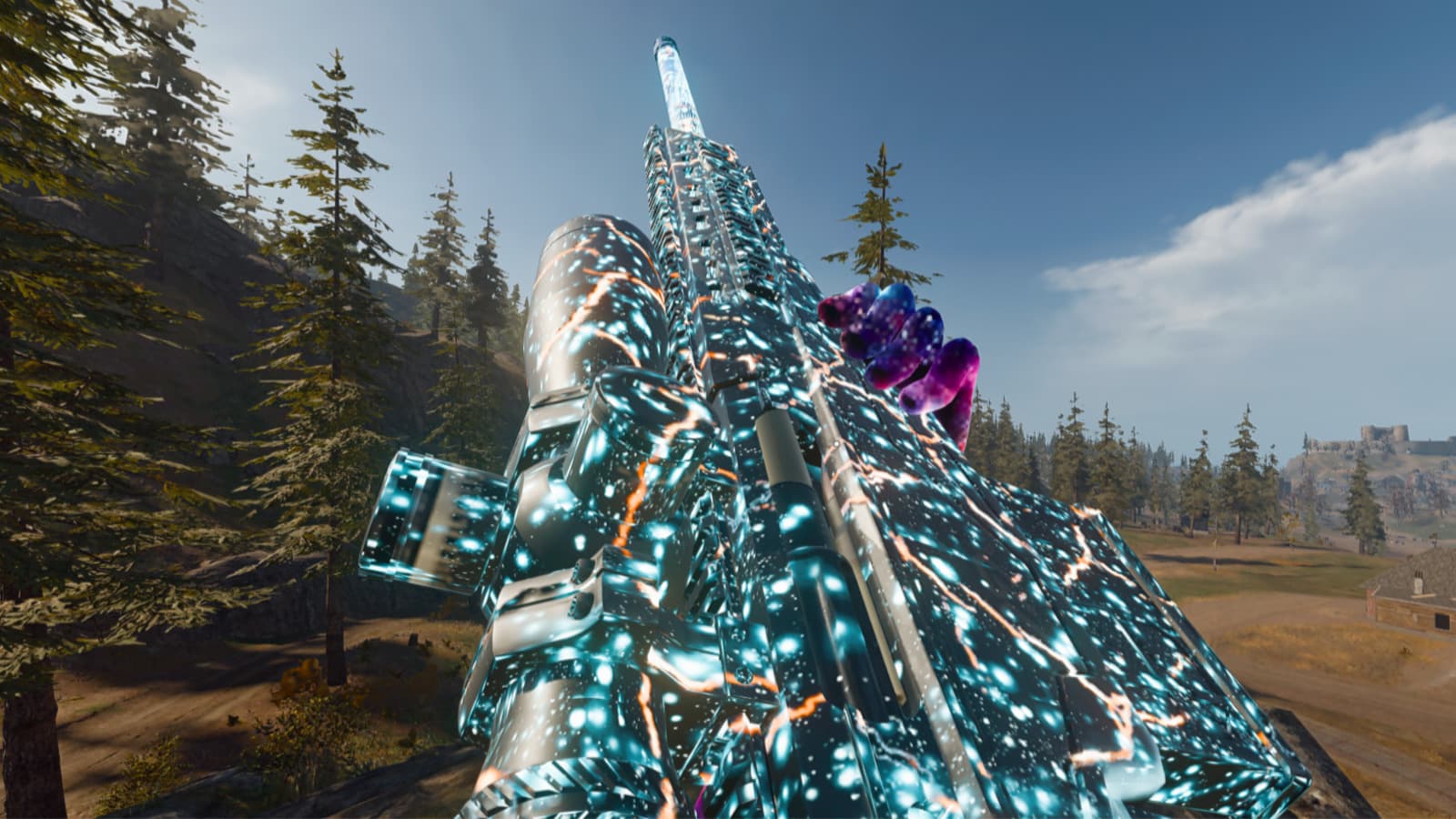 Inspecting the XRK Stalker Galaxy Eater on Verdansk in Warzone,