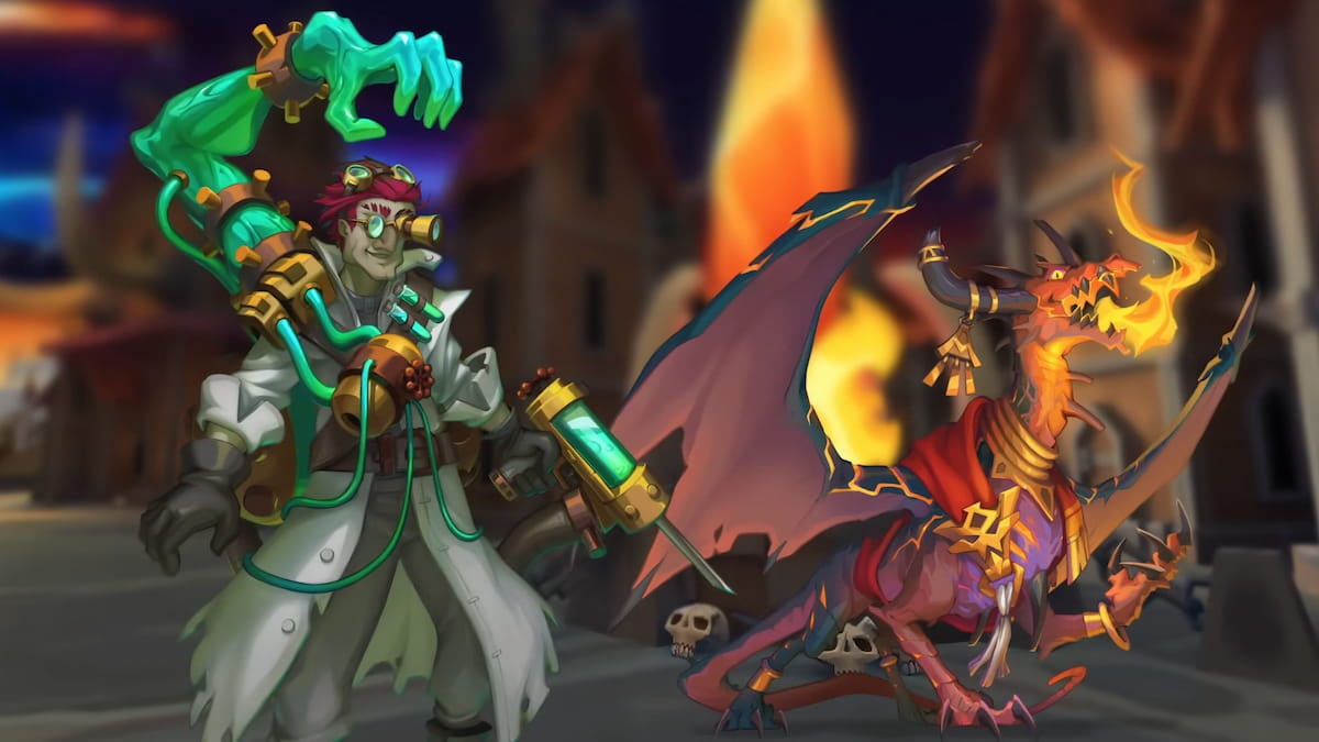 Picture showing champions in Monster Train 2.