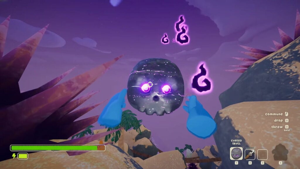 Picture showing Cursed Skull in PEAK.