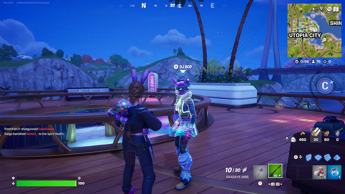 DJ Bop NPC in fortnite