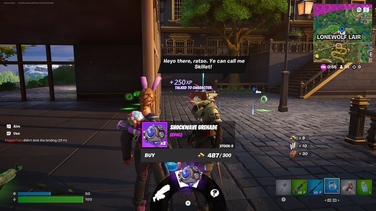 skillet in fortnite NPC