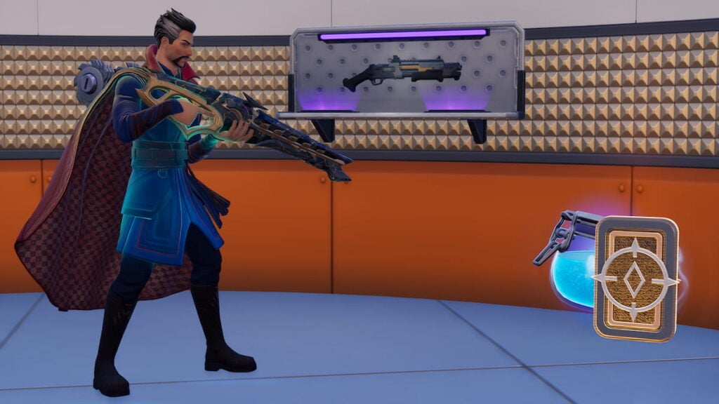 Picture showing the player with Heightened Senses boon in Fortnite.