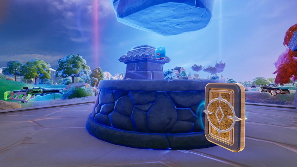 Picture showing the boon around Spirit Shrine in Fortnite.